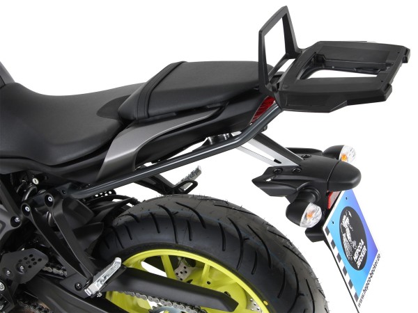 Alurack topkofferdrager antraciet voor Yamaha MT-07 (Bj.18-) Hepco & Becker