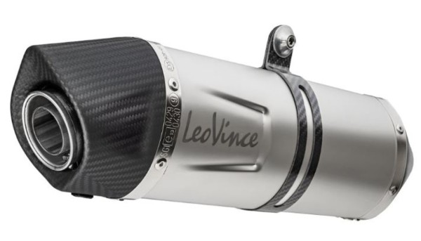 LeoVince uitlaatdemper LV One Evo Slip-On van roestvrij staal voor CF Moto / Husqvarna / KTM