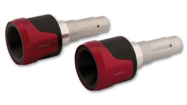 HIGHSIDER pro Akron-XL stuurgewichten rood (paar)
