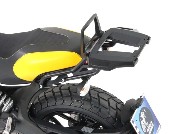 Aluminium topkoffer zwart voor Ducati Scrambler 800 (15-18) Hepco & Becker