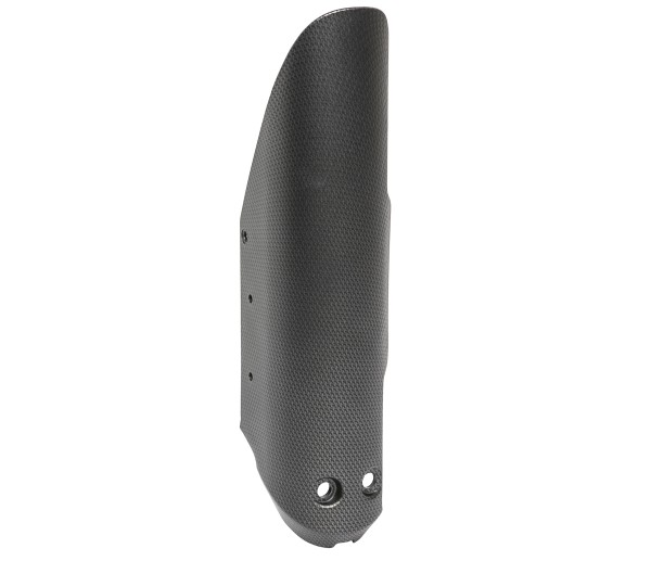 Vorkbeschermer, rechts, zwart, carbon look voor RX50 Factory, SX50 Factory, Motard