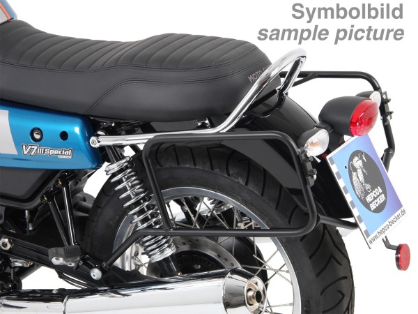 Zijtasdrager vast chroom voor V 7 III stone/ special/ Anniversario/ Racer (Bj.17-)