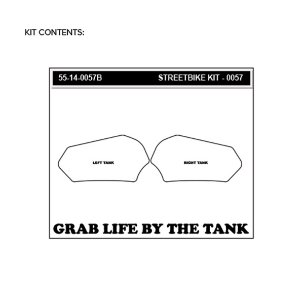 Stompgrip Traction Pads schwarz, für Suzuki GSXR600, 750, 2011-2025