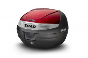 Shad deksel, SH29, rood, granaatrood, gelakt, kunststof, D1B29E09