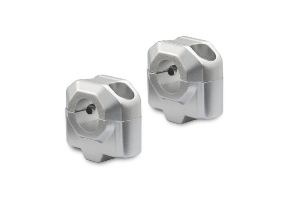 SW-Motech Stuurverhoger, zilver voor Ø 22 mm stuur, H=25 mm voor Yamaha XSR 700 XTribute - SW Motech