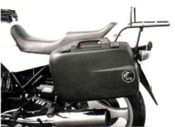Buisvormig bagagerek Topkoffer drager zwart voor BMW K 100 RT/RS (90-92) Hepco & Becker