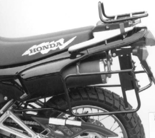 Zijkofferdrager vast zwart voor Honda NX 650 Dominator (95-02) Hepco & Becker