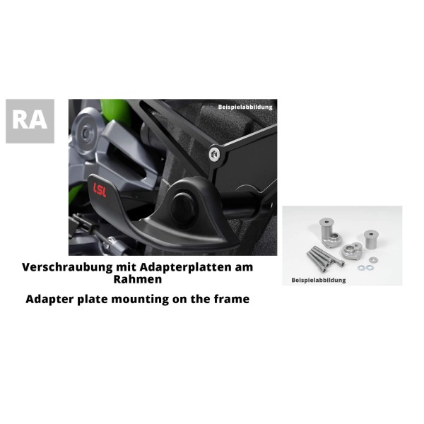 LSL SlideWing Befestigungskit für Honda NC750 S/X mit DCT, 2014-
