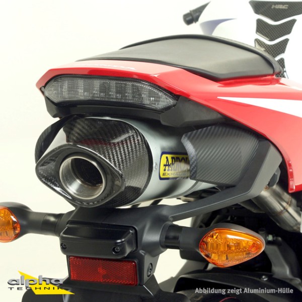 ARROW Auspuff INDY RACE für Honda CBR600RR 2013-2016, Titan (Nur mit ARROW Zwischenrohr)