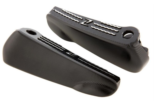 Voetsteunen, rechts en links voor Vespa GTS/GTS Super/GTV/GT 60/GT/GT L 125-300cc, zwart
