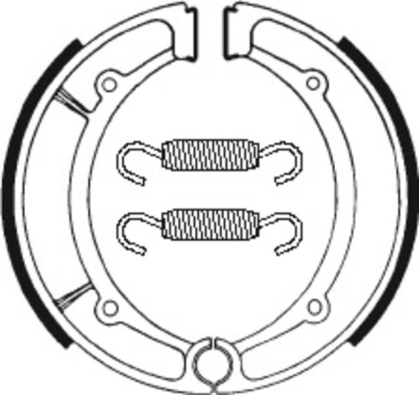 Tecnium Scooter/Street/ATV Organische remschoenen - BA066