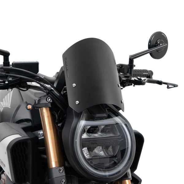 Barracuda Aluminum Windshield Classic Black für Honda CB650R, 2024-