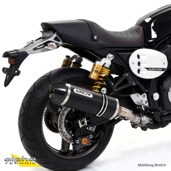 ARROW Auspuff RACE TECH für Yamaha XJR1300 2007-16 aus Aluminium, schwarz