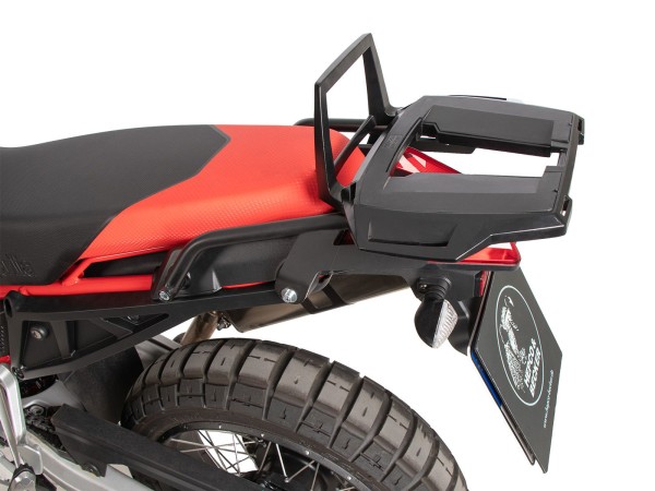 Alurack topkoffer zwart voor Aprilia Tuareg 660 (25-) Hepco & Becker