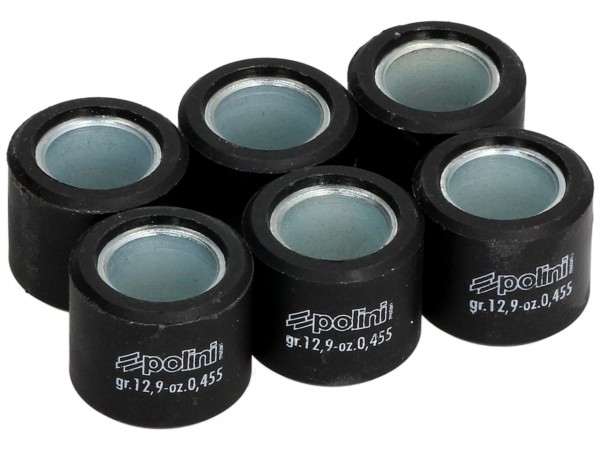 Polini variator roller set, 20x17 mm, 12,9 g, stuk: 6