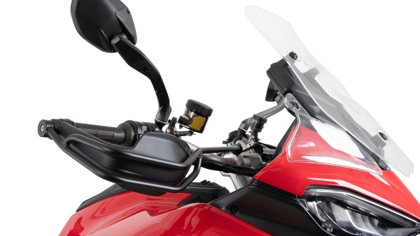 Set zwarte handvatbeschermers voor Ducati Multistrada V4/S/S Sport/Pikes Peak (21-24) /Rally (23-24)