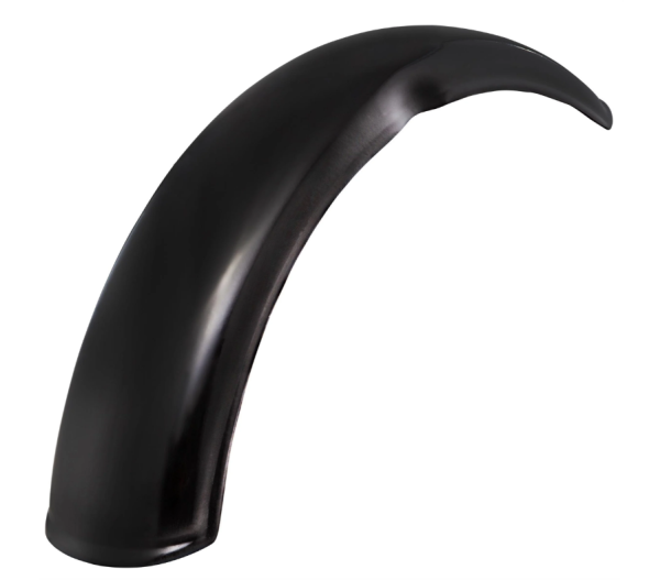 Spatbord Garelli EVO II zonder beugel, universeel voor Vespa PX 80-200ccm, GFK, zwart
