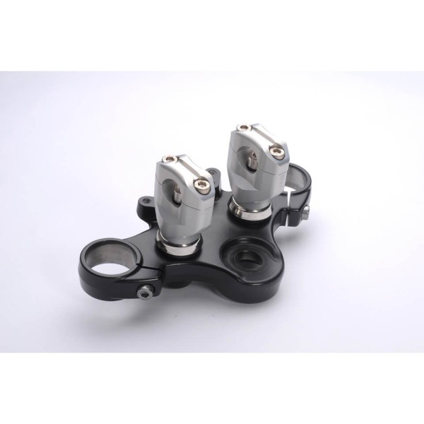 LSL Klemmbock-Kit für Triumph Bonneville, Thruxton, 2008-, für 1 Zoll-Lenker, silber