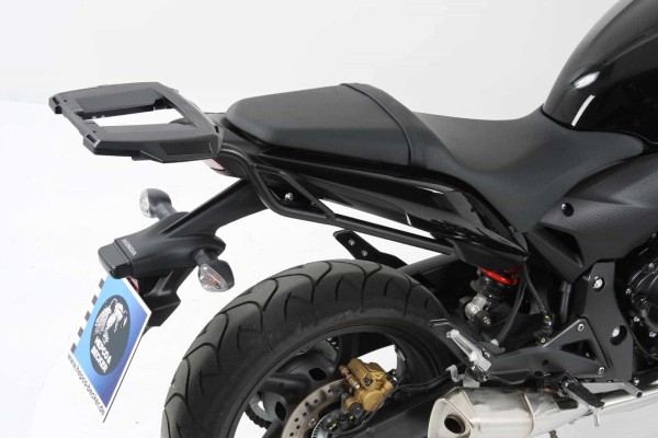 Aluminium bagagerek topkoffer zwart voor Honda NC 750 Integra /DCT (14-15) Hepco & Becker