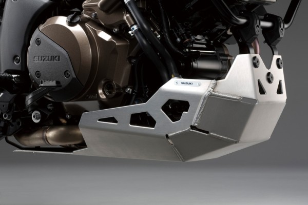 Onderrijbeveiliging zilver voor Suzuki V-Strom 1050