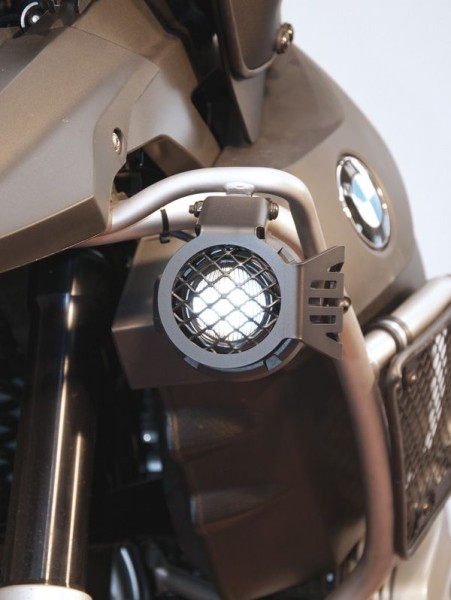 Koplampbeschermrooster voor LED hulpkoplampen voor BMW R 1200 GS Adventure, zwart