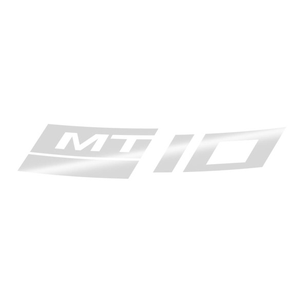 Reflecterende velgstickers zilver achter voor Yamaha MT-10 (22-) Origineel