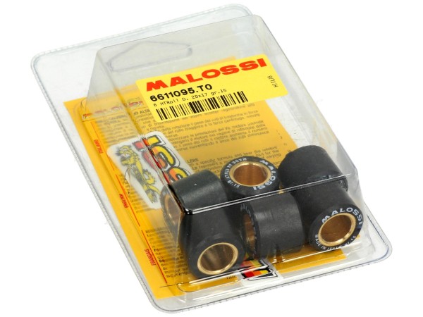 Malossi variator roller set, 20x17 mm, 15,0 g, stuk: 6