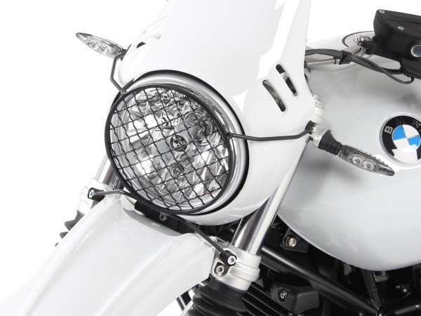 Lampbeschermer zwart voor BMW R nineT Urban G/S (17-23) Hepco & Becker