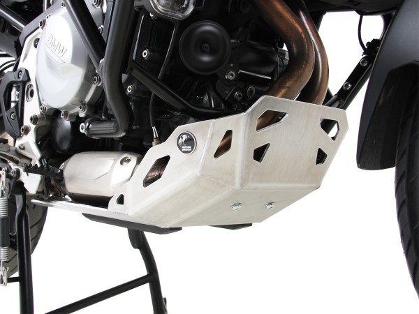 Motorbeschermplaat zilver voor BMW F 850 GS Hepco & Becker