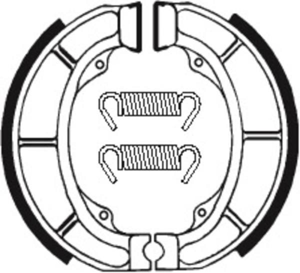 Tecnium Scooter/Street/ATV Organische remschoenen - BA181
