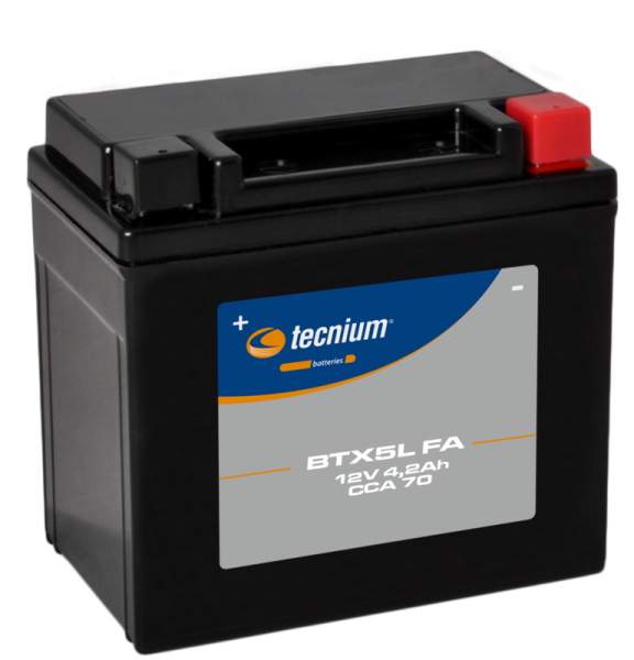 Tecnium onderhoudsvrije batterij geactiveerd in de fabriek - BTX5L
