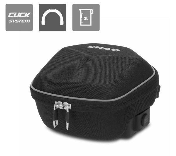 Shad-tanktas 3 l, Click-systeem