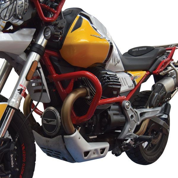 Motorbeschermer rood voor Moto Guzzi V85 TT