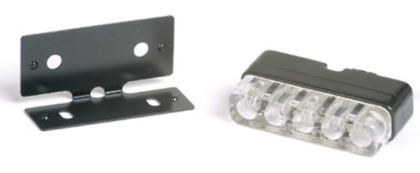 HIGHSIDER slimme Mini LED kentekenplaatverlichting zwart (1 stuk)