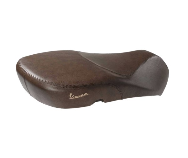 Originele Vespa echt lederen zetel voor Vespa Primavera / Sprint - Bruin