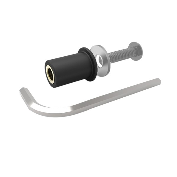 ALUMINIUM SCHROEVENSET, ZILVER