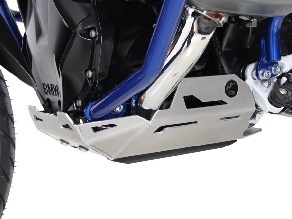 Motorbeschermplaat zilver voor BMW R 1250 GS (Bj.19-) Hepco & Becker