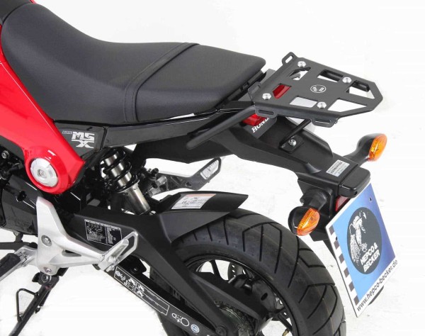 Minirack zachte bagagedrager zwart voor Honda MSX 125 /Grom (13-16) Hepco & Becker