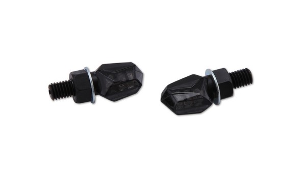 HIGHSIDER Smart Tiny LED-knipperlichtbehuizing zwart / lens rookgrijs (paar), achterkant