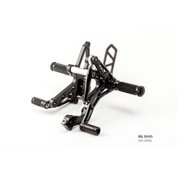 LSL Rastenanlage für Yamaha XJR 1300, XJR1200, schwarz