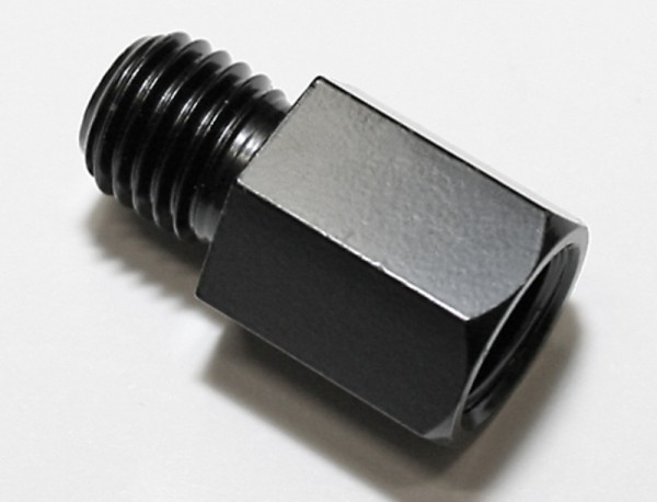 HIGHSIDER slimme spiegeladapter zwart gat M10 rechts naar bout M10 rechts