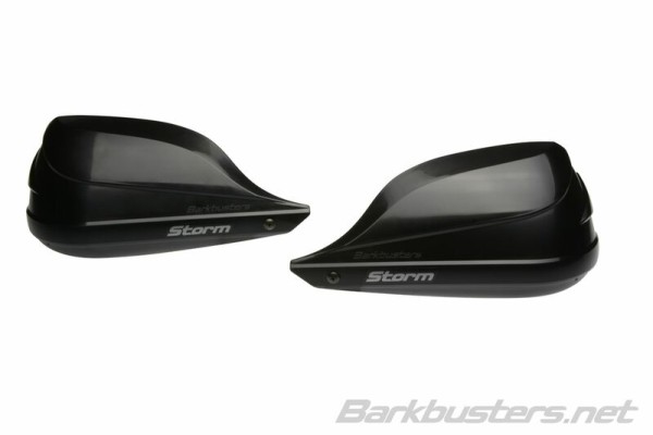 Barkbusters Storm handbeschermerset enkelpunts klembevestiging stuureinde zwart