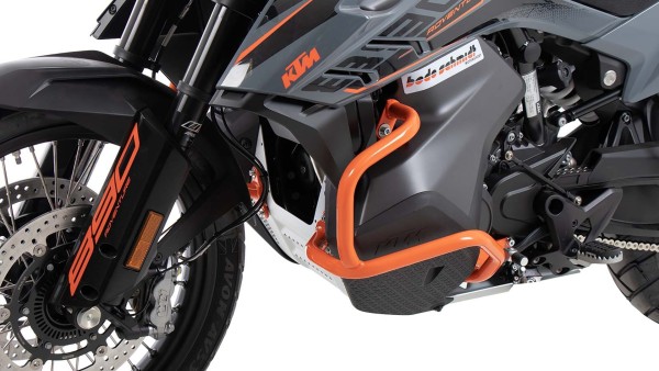 Motorbeschermer oranje voor KTM 890 Adventure (21-) Hepco & Becker
