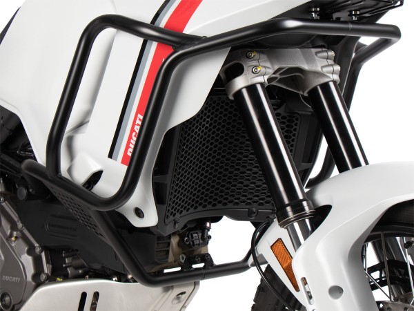 Tankbeschermbeugel zwart voor Ducati Desert X Rally (24-) Hepco & Becker