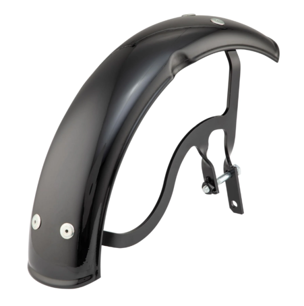 Spatbord Garelli voor Vespa PX 80-200ccm, metaal, glanzend zwart