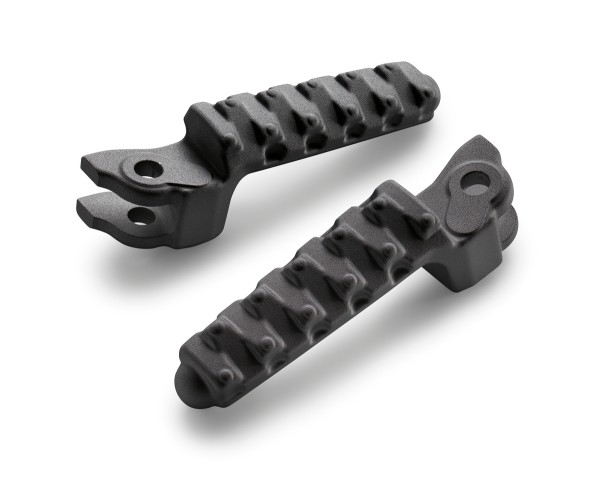 KTM voetsteunenset zwart voor Duke 125 / 390 (Bj.17-)