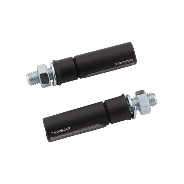 HIGHSIDER Pro Conero-Black-Edition LED 3in1 knipperlicht/achterlicht combinatie behuizing zwart / lens Ra