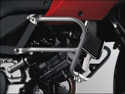 Motorbeschermer, Zilver voor Suzuki V-Strom 650 BJ. 2009-2011/ V-Strom 650 BJ. 2004-2008