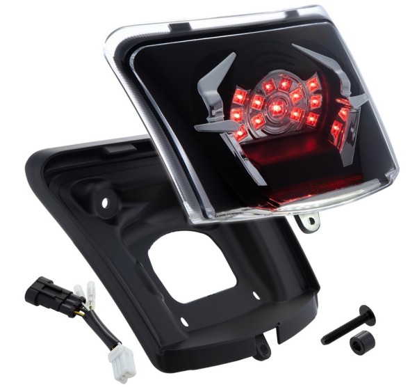 Achterlicht MK II LED voor Vespa GTS/GTS Super/GTV 125-300cc HPE ('18-), duidelijk