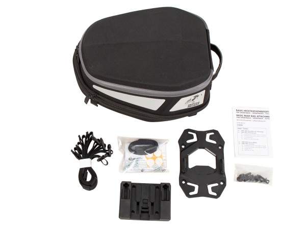 Royster Rearbag Sport achtertas zwart/grijs incl. Basisbevestiging Hepco & Becker